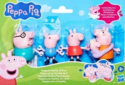 Pipsa Possu perhe -figuurit 5kpl