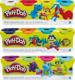 Play-Doh muovailuvaha 4kpl pakkaus - lajitelma