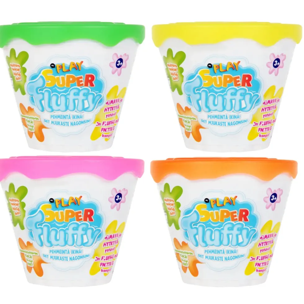 Play fluffy slimy lima pakkaus 1kpl - lajitelma