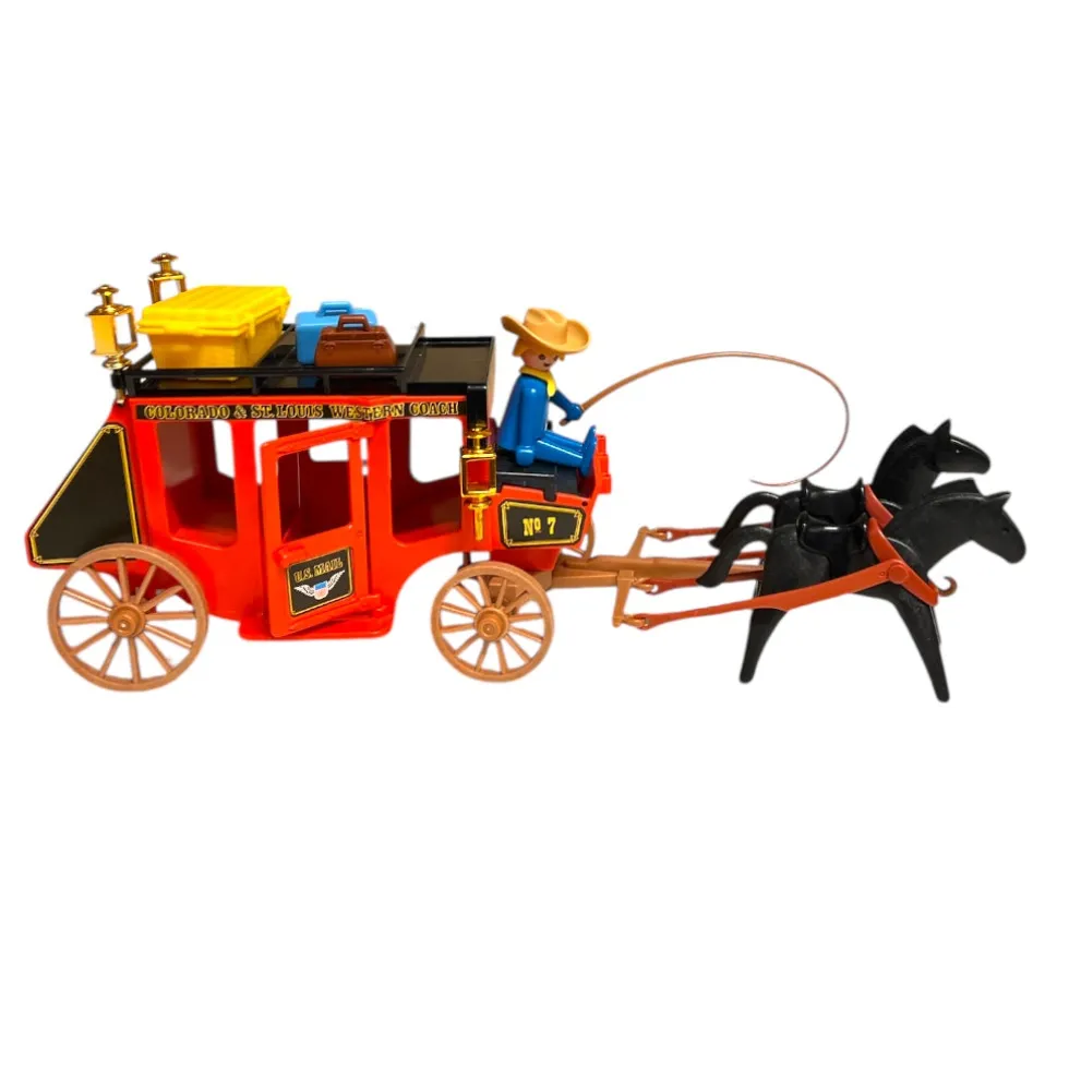 Playmobil 3245 Vintage Western Postivaunut - Second Hand