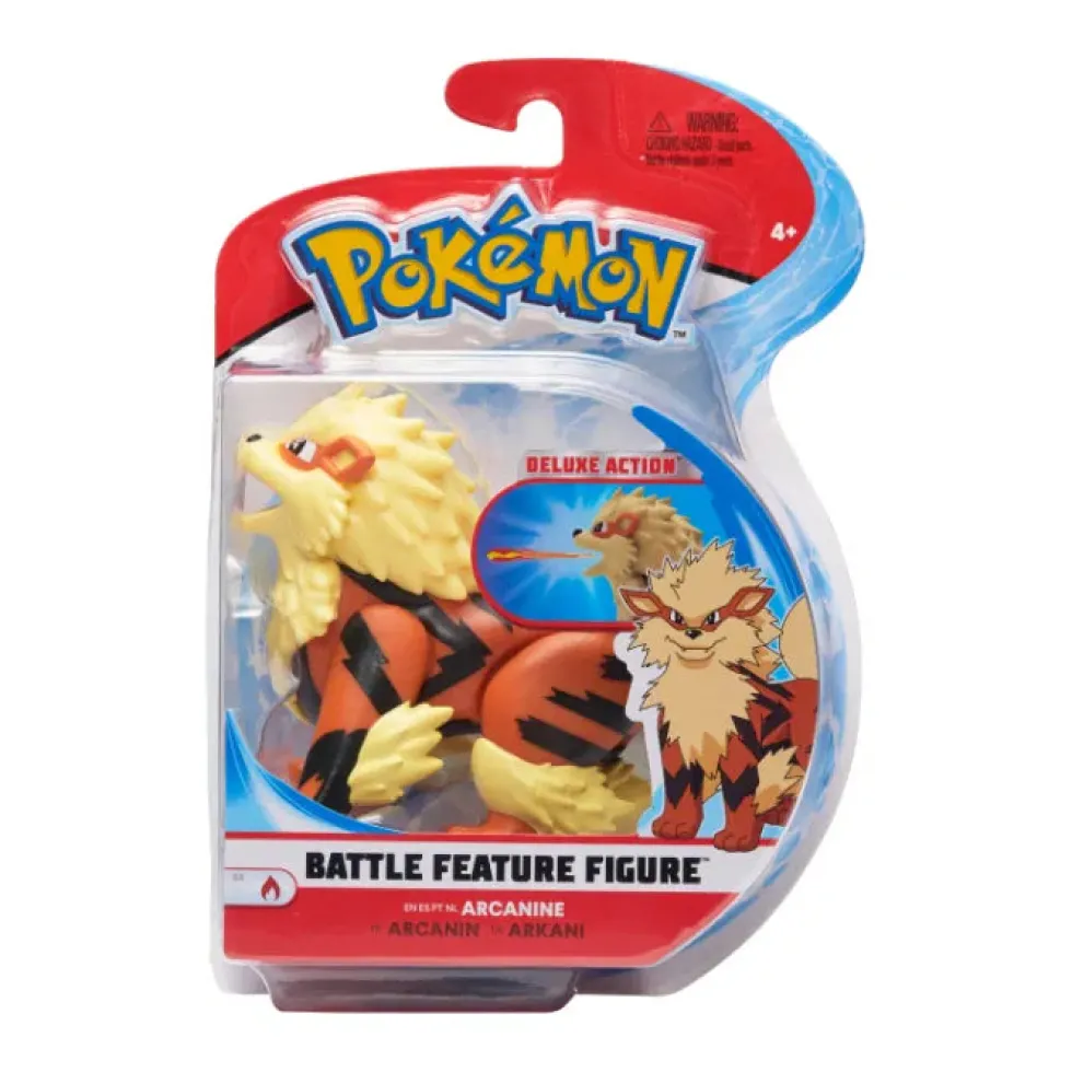 Pokemon Arcanine Battle figuuri