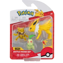 Pokemon Battle figuuri 3-Pack - Abra + Chikorita + Jolteon
