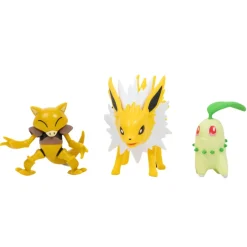 Pokemon Battle figuuri 3-Pack - Abra + Chikorita + Jolteon
