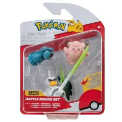 Pokemon Battle figuuri 3-Pack - Beldum + Sirfetch'd + Clefairy
