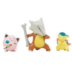 Pokemon Battle figuuri 3-Pack - Cyndaquil + Jigglypuff + Marowak