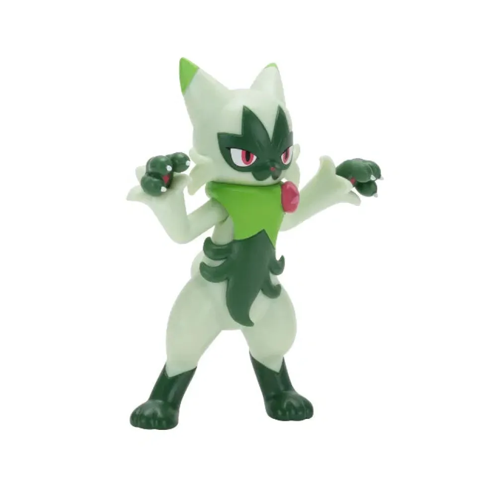 Pokemon Battle figuuri 3-Pack - Litleo + Pikachu + Floragat