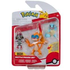 Pokemon Battle figuuri 3-Pack - Pawniard + Monferno + Squirtle