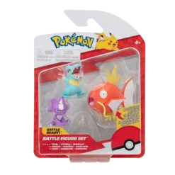 Pokemon Battle figuuri 3-Pack - Toxel + Totodile + Magikarp