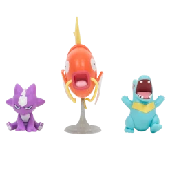 Pokemon Battle figuuri 3-Pack - Toxel + Totodile + Magikarp