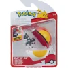 Pokemon Blitzle figuuri ja Clip'n' Go fast ball - poke pallo