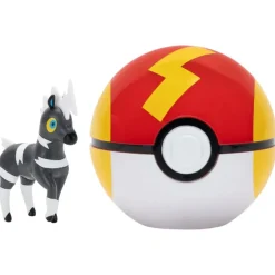 Pokemon Blitzle figuuri ja Clip'n' Go fast ball - poke pallo