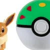 Pokemon Eevee figuuri ja Clip'n' Go - poke pallo