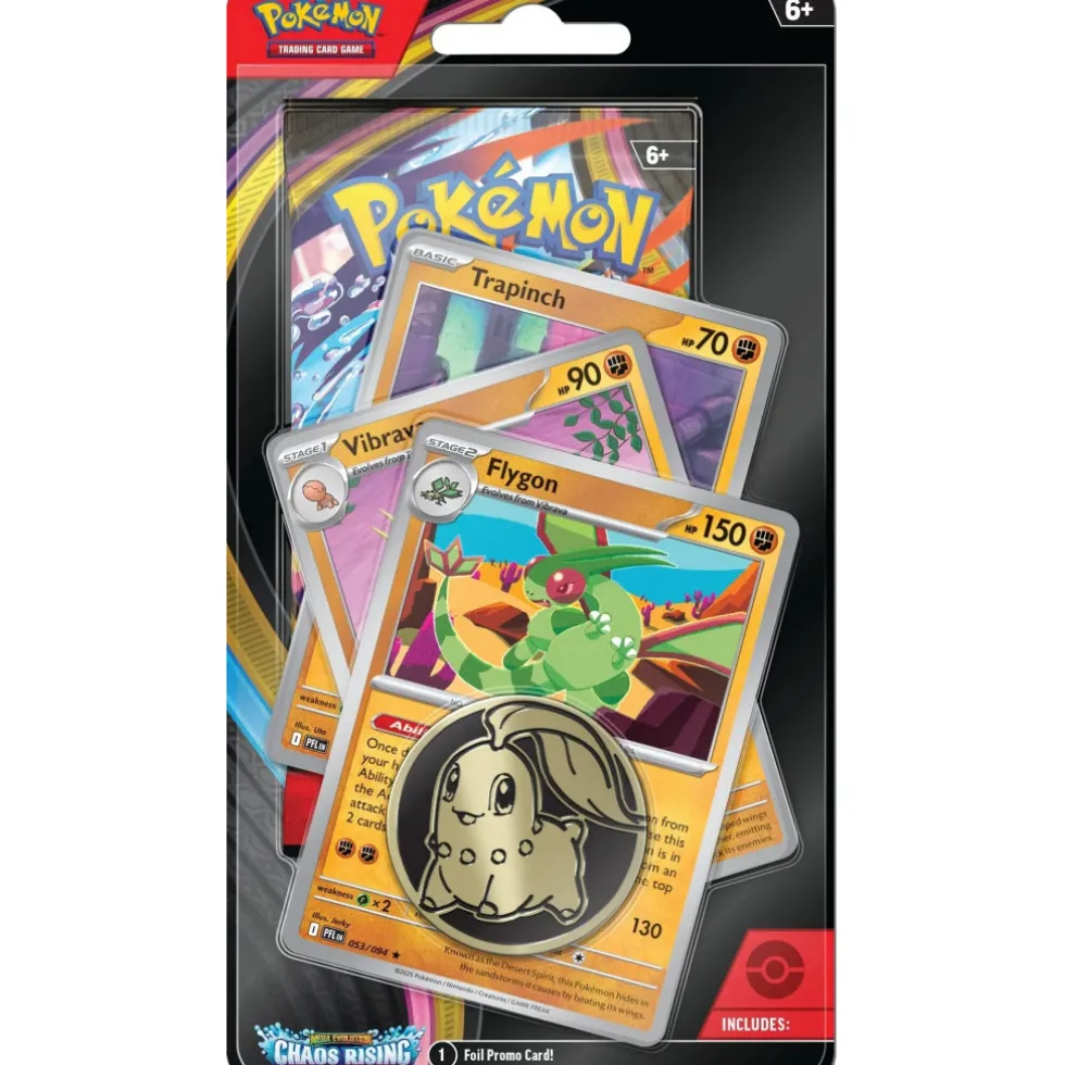 Pokemon Mega Evolution 04 Chaos Rising Premium Checklane Blister - Flygon
