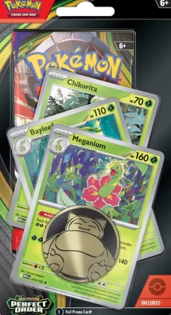 Pokemon ME03 Perfect Order Premium Checklane Blister - Meganium