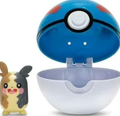 Pokemon Morpeko figuuri ja Clip'n' Go - great pallo