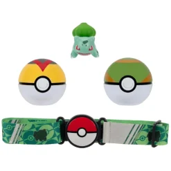Pokemon Poké Ball Clip 'n' Go leikkisetti vyöllä - Bulbasaur