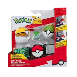 Pokemon Poké Ball Clip 'n' Go leikkisetti vyöllä - Bulbasaur