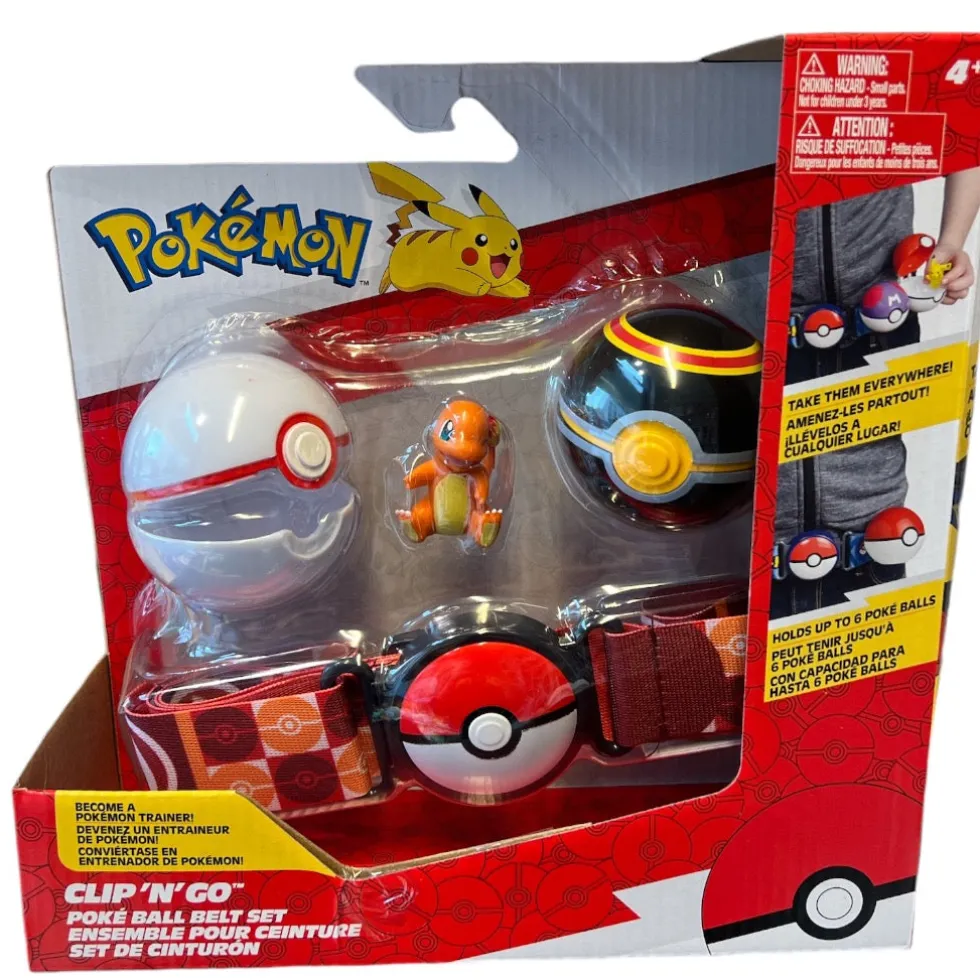 Pokemon Poké Ball Clip 'n' Go leikkisetti vyöllä - Charmander