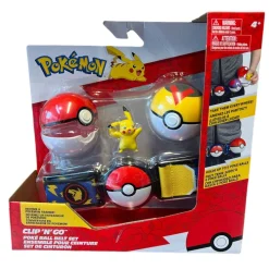 Pokemon Poké Ball Clip 'n' Go leikkisetti vyöllä - Pikachu