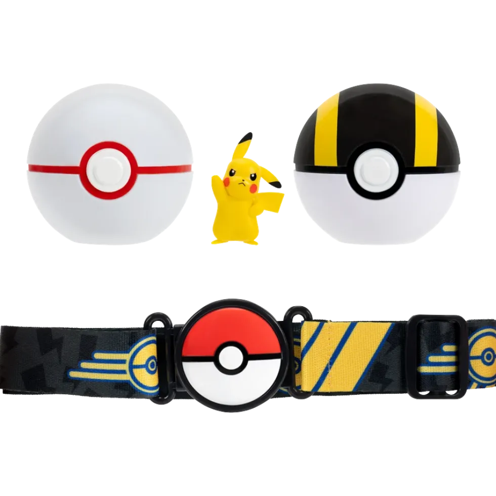 Pokemon Poké Ball Clip 'n' Go Pikachu -vyösetti