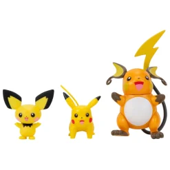 Pokemon Select Evolution pakkaus - Pichu, Pikachu ja Raichu