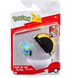 Pokemon Shinx figuuri ja Clip'n' Go - poke pallo