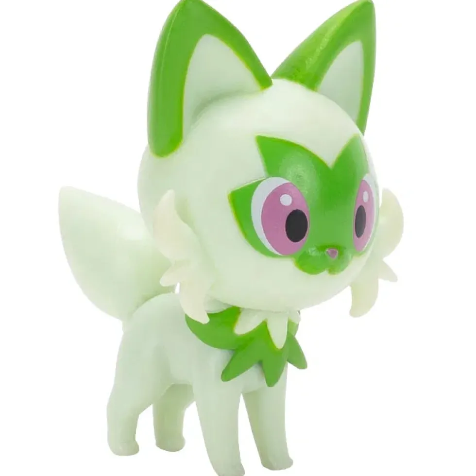 Pokemon Sprigatito figuuri ja Clip'n' Go - poke pallo