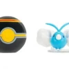 Pokemon Swablu figuuri ja Clip'n' Go - poke pallo