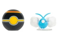 Pokemon Swablu figuuri ja Clip'n' Go - poke pallo