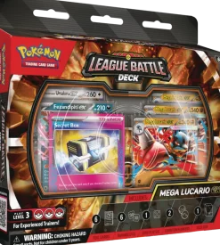 Pokémon Mega Battle Deck Mega Lucario keräilykortti pakkaus