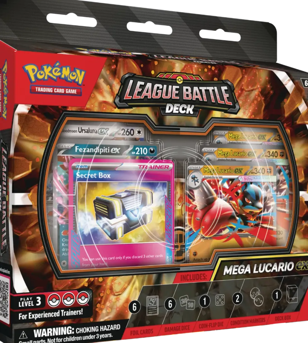 Pokémon Mega Battle Deck Mega Lucario keräilykortti pakkaus