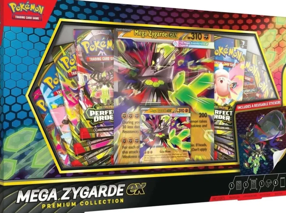 Pokémon Mega Zygarde ex Premium Collection box