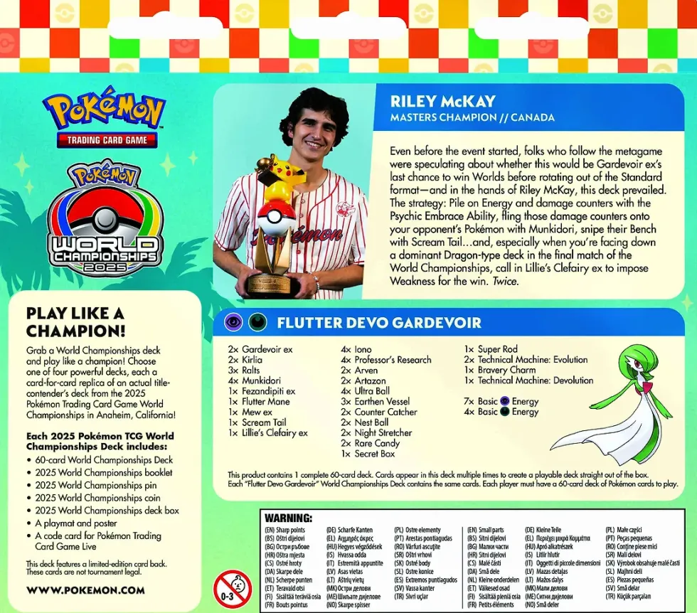Pokémon World Championships Deck 2025 – Riley McKay
