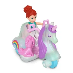 Polly Pocket ajoneuvo ja nukke - lajitelma