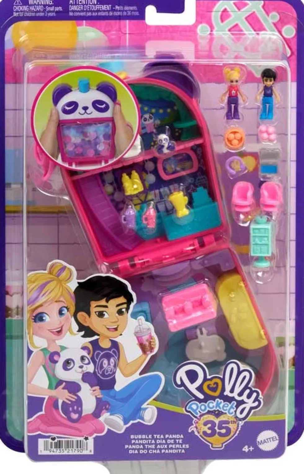 Polly Pocket Bubble Tea Panda -leikkisetti