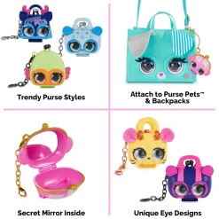 Purse Pets Luxey Charms, Night & Day Divas yllätys mini laukku