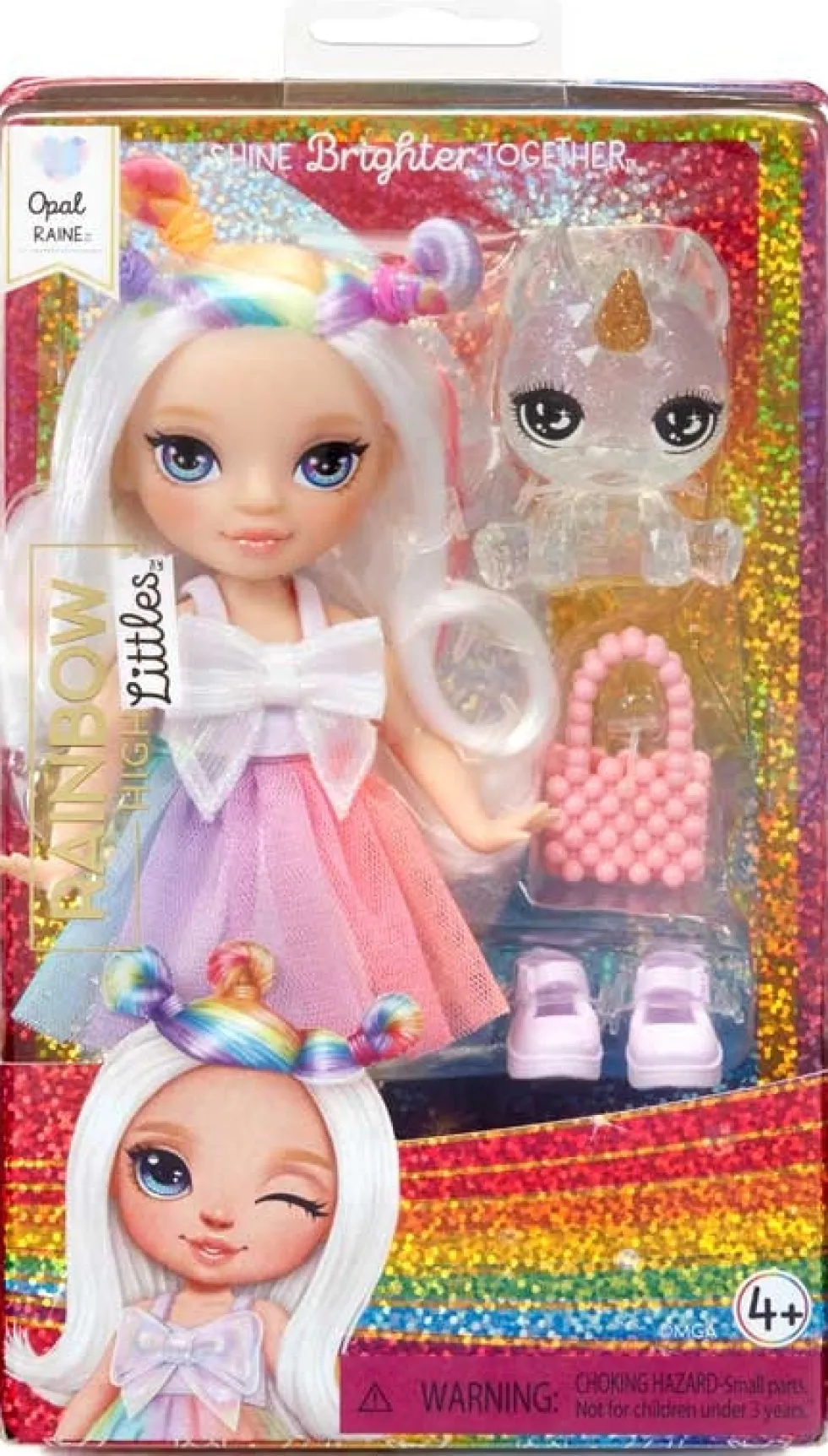 Rainbow High Littles Opal Raine -nukke ja yksisarvinen