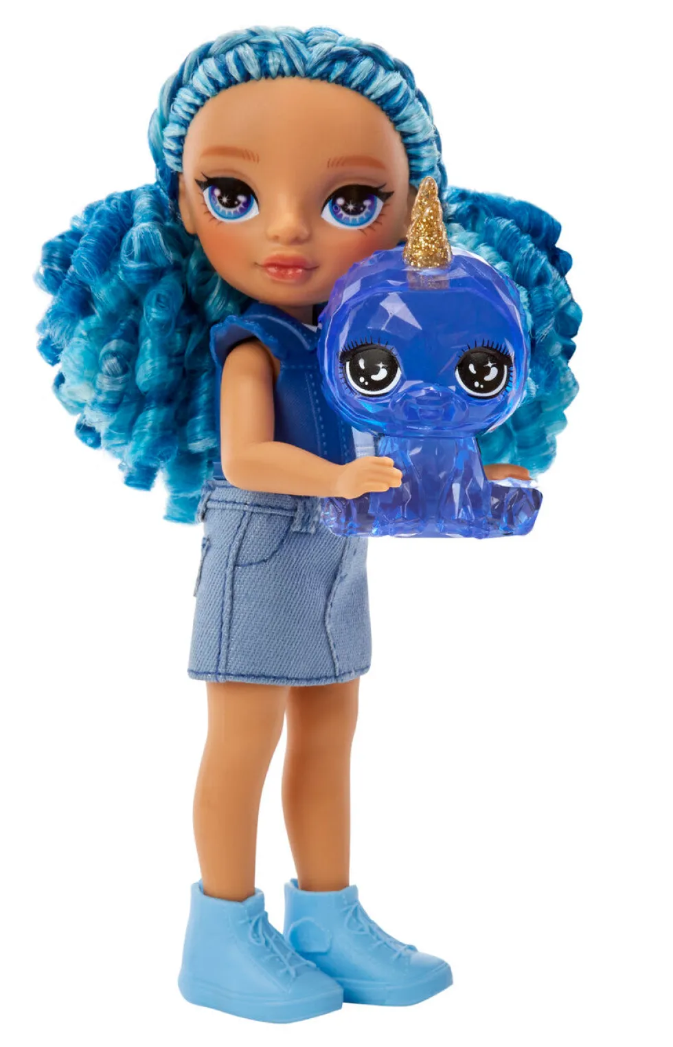 Rainbow High Littles Sapphire Bradshaw -nukke ja yksisarvinen