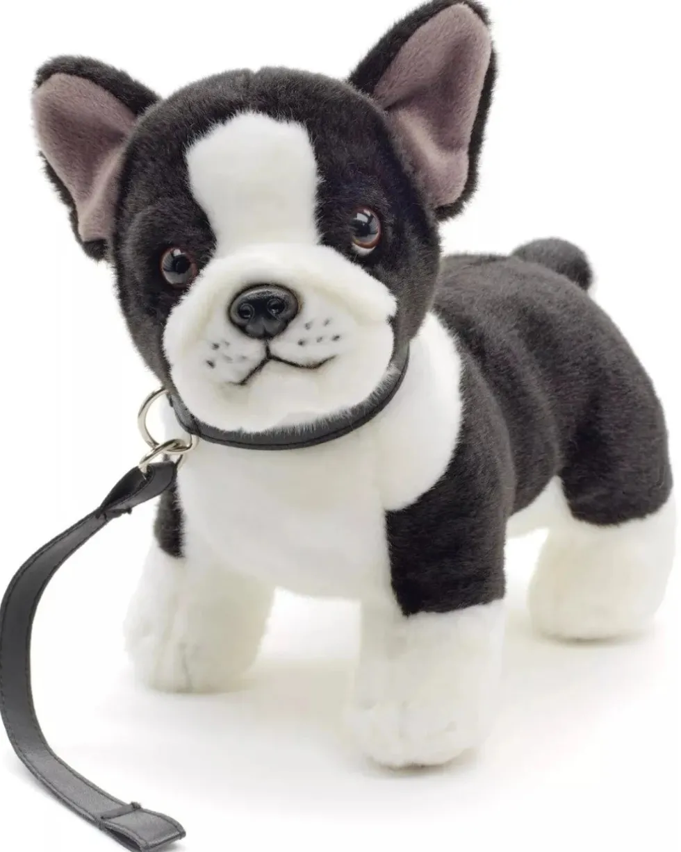 Ranskan Bulldog koira pehmolelu 25cm