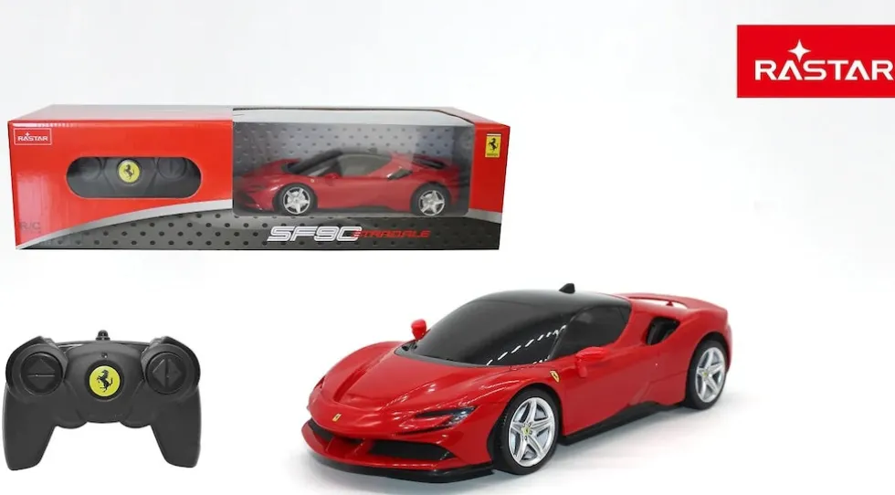 RASTAR Ferrari SF90 Stradale Red RC -kauko-ohjattava auto