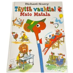 Richard Scarry Täyttä vauhtia Mato Matala -kirja - Second Hand