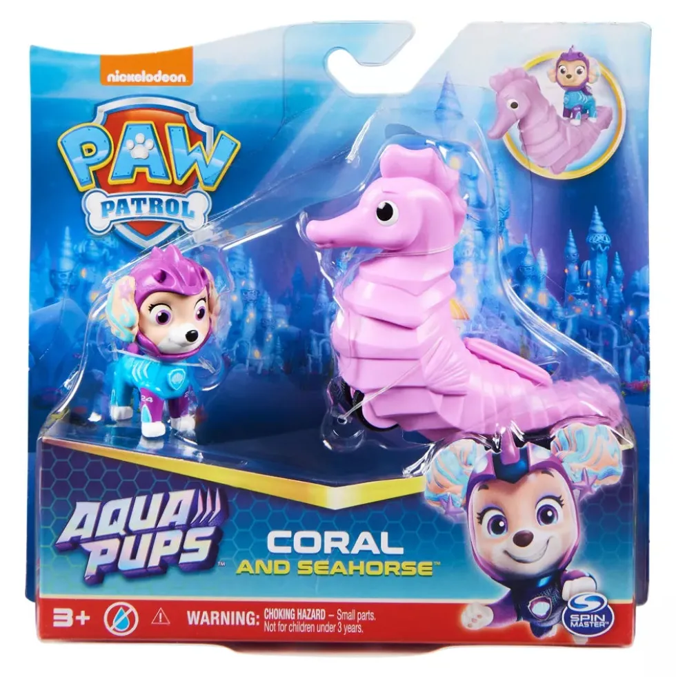 Ryhmä Hau Aqua pups Coral ja merihevonen