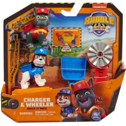 Ryhmä Hau Rubble & Crew Charger ja Wheeler koira taikahiekka leikkisetti