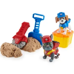 Ryhmä Hau Rubble & Crew Charger ja Wheeler koira taikahiekka leikkisetti