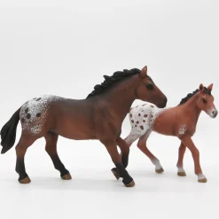 Schleich Appaloosa hevonen ja varsa- Second Hand