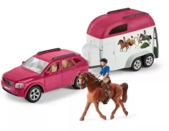 Schleich 72223 Auto ja hevos traileri
