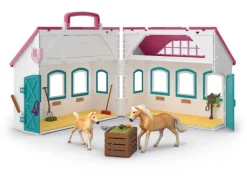 Schleich 42703 avautuva Hevostalli Little Horseshoe