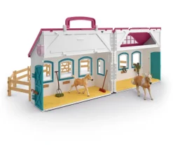 Schleich 42703 avautuva Hevostalli Little Horseshoe
