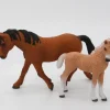 Schleich Bashkir Curly hevonen 13780 ja varsa 13781 - Second Hand