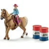 Schleich 41417 Cowgirl ja tynnyriratsastus - Erikoiserä!